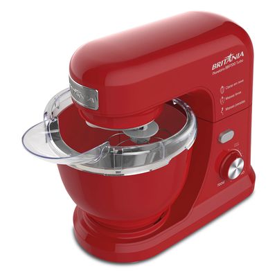 Batedeira Planetária Britânia BBP700V Turbo Vermelho 700W 4L 127V