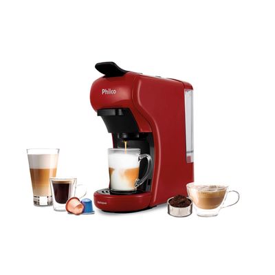Cafeteira Philco Multicápsula PCF19VP 220V