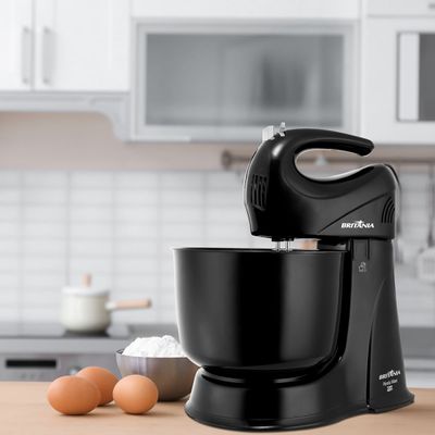 Batedeira Britânia Pérola Maxx Preto 350W 220V