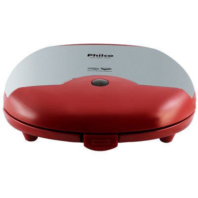 Mini Grill e Sanduicheira Philco Inox Vermelha 750W 127V