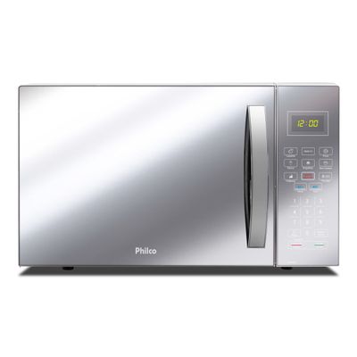 Micro-ondas Philco 26 litros Espelhado Branco 127V
