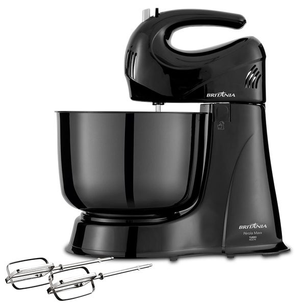Batedeira Britânia Pérola Maxx Preto 350W 127V