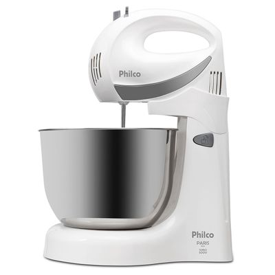 Batedeira Philco Paris Inox Branca 400W 220V