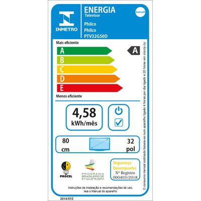 TV 32 Philco Led PTV32G50D HD Receptor Digital Bivolt