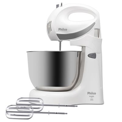 Batedeira Philco Paris Inox Branca 400W 127V