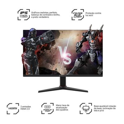 Monitor Gamer Philco 24 180Hz Full HD 1MS PMG24M23T Bivolt