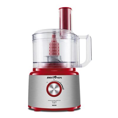 Multiprocessador Britânia 5 em 1 Inox 900W BMP2700V Turbo 127V