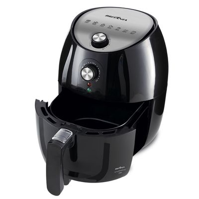 Air Fryer Britânia 4,1L 1500W Inox Sem Óleo BFR10PI 127V