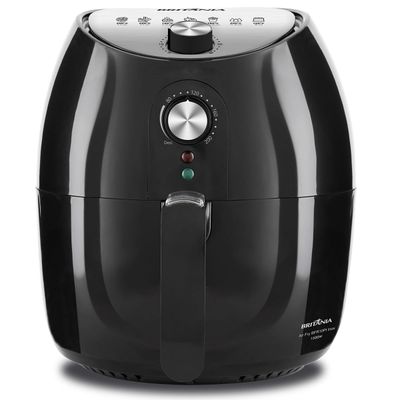 Air Fryer Britânia 4,1L 1500W Inox Sem Óleo BFR10PI 127V