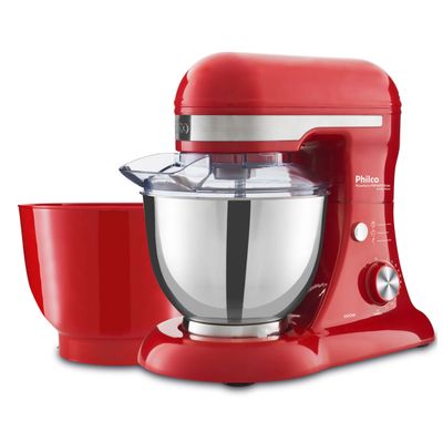 Batedeira Planetária Philco PBP600V Turbo Inox Double Bowl 600W 127V