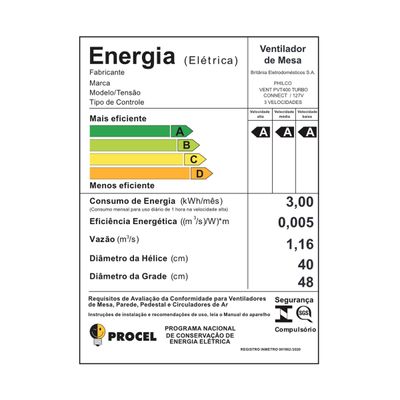 Ventilador Philco 2 em 1 Maxx Force Connect 160W PVT400P 127V