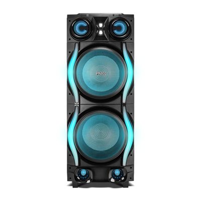 Caixa de Som Amplificada Philco Woofer Duplo 12" PCXE27000 Bivolt