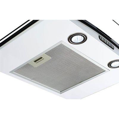 Coifa De Parede 60cm Vidro Curvo Slim Fogatti Branco 110V