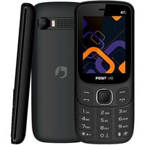 Celular Simples Positivo P41 4G Dual SIM Tela 2,4 48MB RAM 128MB Câmera VGA 0,08MP Rádio FM Preto