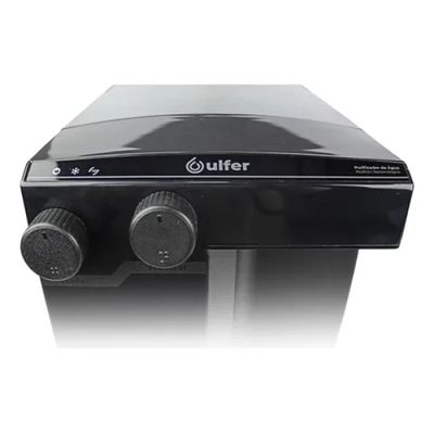 Purificador de água Compact Duo Ulfer Preto - Água purificada e Gelada – alcalino e bacteriológico 220V