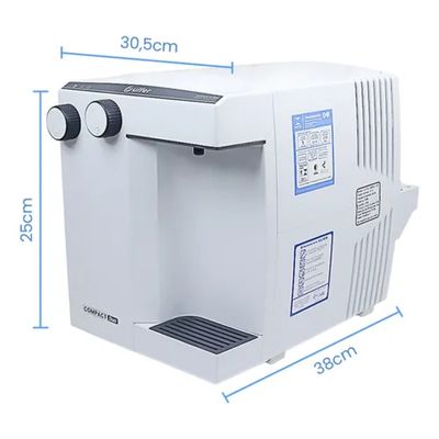 Purificador de água Compact Duo Ulfer Branco - Água purificada e Gelada – alcalino e bacteriológico 127V