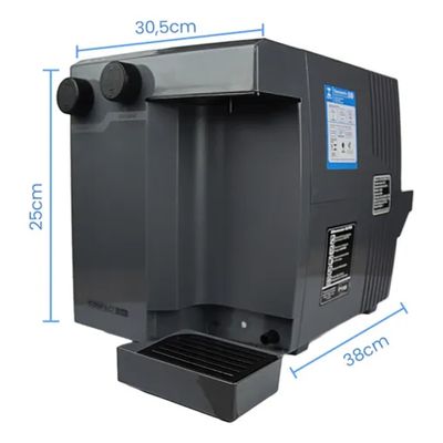 Purificador de água Compact Duo Ulfer Cinza- Água purificada e Gelada – alcalino e bacteriológico 220V