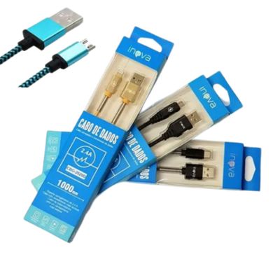 Cabo Usb Celular Carregador Inova Reforçado 2.4A Android