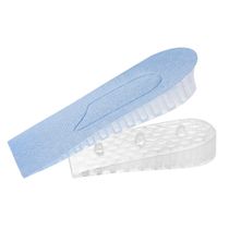 Palmilha Ortopédica com Salto Interno Até 3,5 cm – Alívio de Dores, Anti Impacto e Conforto Silicone