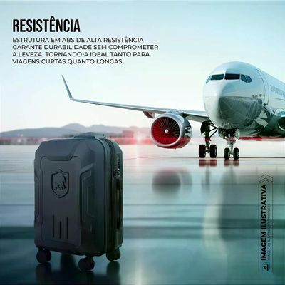 Kit de Viagem Survivor - Mala de Bordo 20" + Necessaire Multiuso – Gshield
