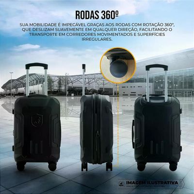 Kit de Viagem Survivor - Mala de Bordo 20" + Necessaire Multiuso – Gshield