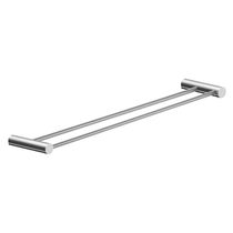 Porta Toalha Toalheiro Duplo Para Banheiro Escovado Orion 60cm