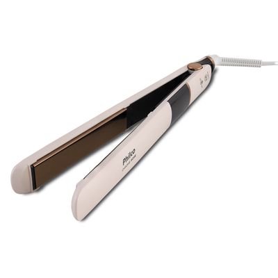 Prancha de Cabelo Philco Titanium Chrome Rose Bivolt PPR10 Bivolt
