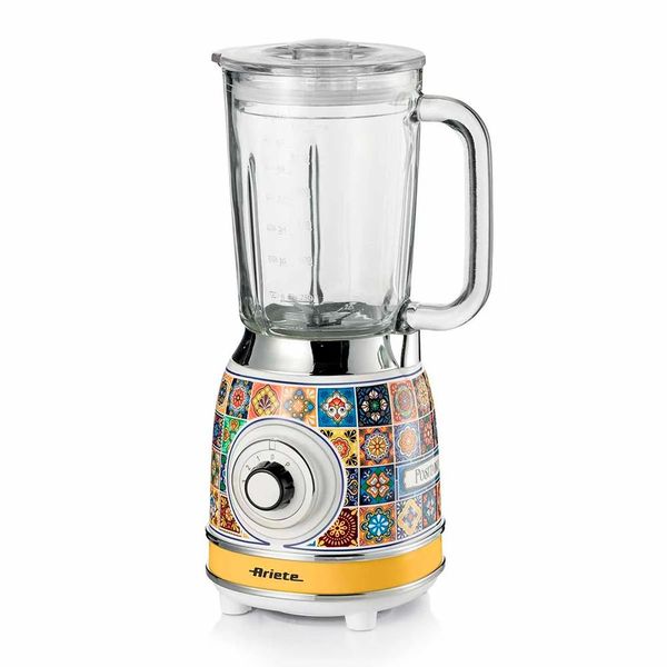 Liquidificador Ariete Positano 1000W 1,5L com copo de vidro 220V, design retrô italiano luxo