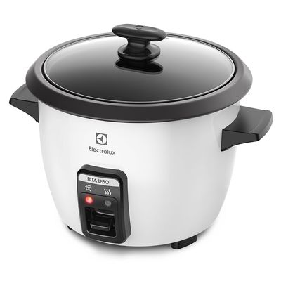 Panela de Arroz Elétrica Electrolux por Rita Lobo 1,3L Branca Efficient (RCB50) 127V