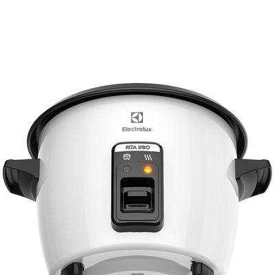 Panela de Arroz Elétrica Electrolux por Rita Lobo 1,3L Branca Efficient (RCB50) 127V