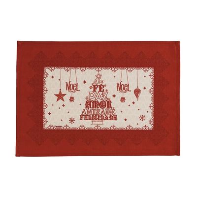 Lugar Americano Natal 45x33cm Magia Natalina Karsten