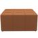 Puff Decorativo Para Sala de Estar Quadrado Milano 90x90cm W01 Bouclê Terracota - Lyam Decor