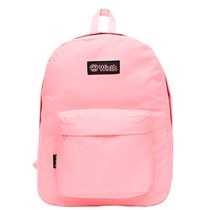 Mochila de Costas Escolar Juvenil Cores Escola Aulas Cor:Rosa