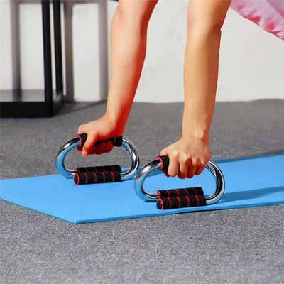 Suporte Flexao Apoio Chao Barra Treino Ombro Triceps Peito Abdomen Prancha