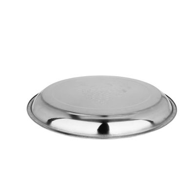 Bandeja Garçom Inox Redonda 34cm – Elegância, Resistência E Praticidade Profissional
