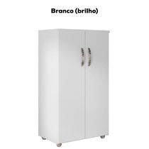 Armario Multiuso 2 Portas 111x60 Cm Rosana Branco Reajl Moveis Branco