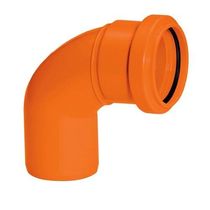Curva Curta 90° X 75 Para Tubos Amanco Silentium - Pvc Mineralizado - Dn 40 A Dn150