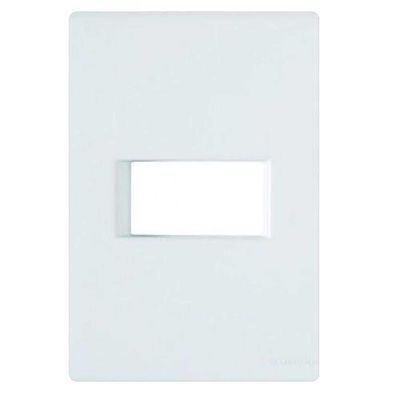 Espelho 4x2 Módulo Horizontal Branco - Linha Liz Tramontina