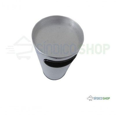 Cinzeiro Lixeira Com Coletor De Bituca Inox C18a