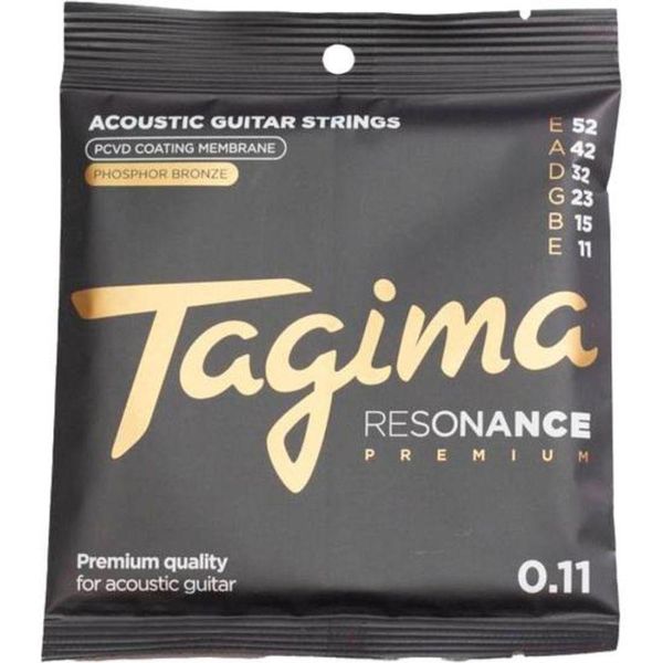 Encordoamento Para Violão .011-.052 Resonance Premium Tagima [f002]