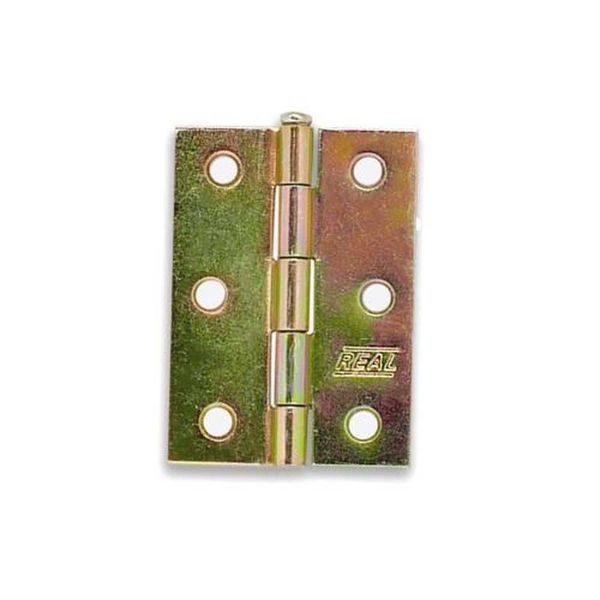Dobradiça Pino Solto Bicromatizada 1,5 39x34mm - Cartela Com 3 Peças