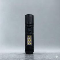 Lanterna Multifuncional Led Com Luz Lateral E Bateria Recarregável Usb