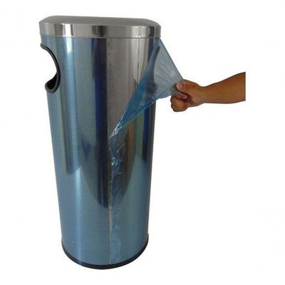 Lixeira Cinzeiro Aro Em Inox 22l