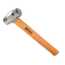 Marreta 500g Aço Nodular Cabo Madeira - Ideal Para Quebrar Pedras E Concretos