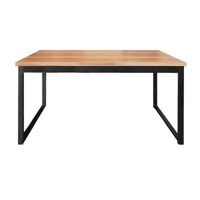 Mesa Escrivaninha Reforçada Tampo Engrossado Industrial 1,50m Canela/preto