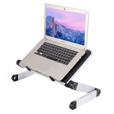 Mesa Notebook Dobrável De Alumínio 360° – Conforto, Ergonomia E Versatilidade Em Qualquer Lugar