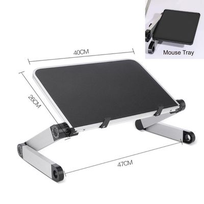 Mesa Notebook Dobrável De Alumínio 360° – Conforto, Ergonomia E Versatilidade Em Qualquer Lugar