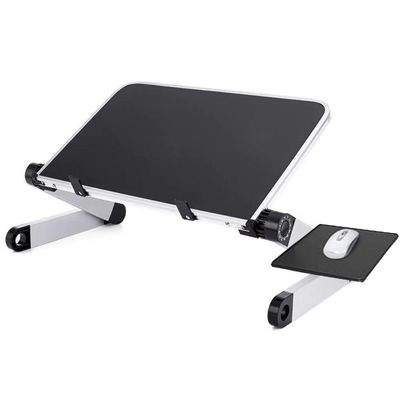 Mesa Notebook Dobrável De Alumínio 360° – Conforto, Ergonomia E Versatilidade Em Qualquer Lugar