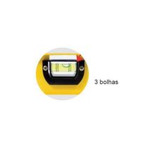 Nível De Alumínio Viga I 12'' Com 3 Bolhas De 2mm - Dtools