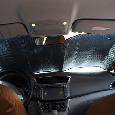 Protetor Solar Dobrável Para Para-brisa Automotivo Com Proteção Uv E Redução De Calor